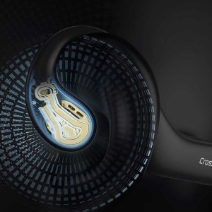 هدفون بی سیم گردنی القایی کیو سی وای مدل Crossky Link T22